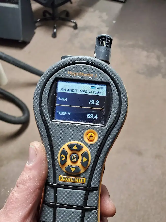 Moisture meter humidity assessment for Fire & Smoke Damage Restoration in Reisterstown